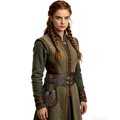 HiiFeuer Fantasy PU Leather Waist Sash