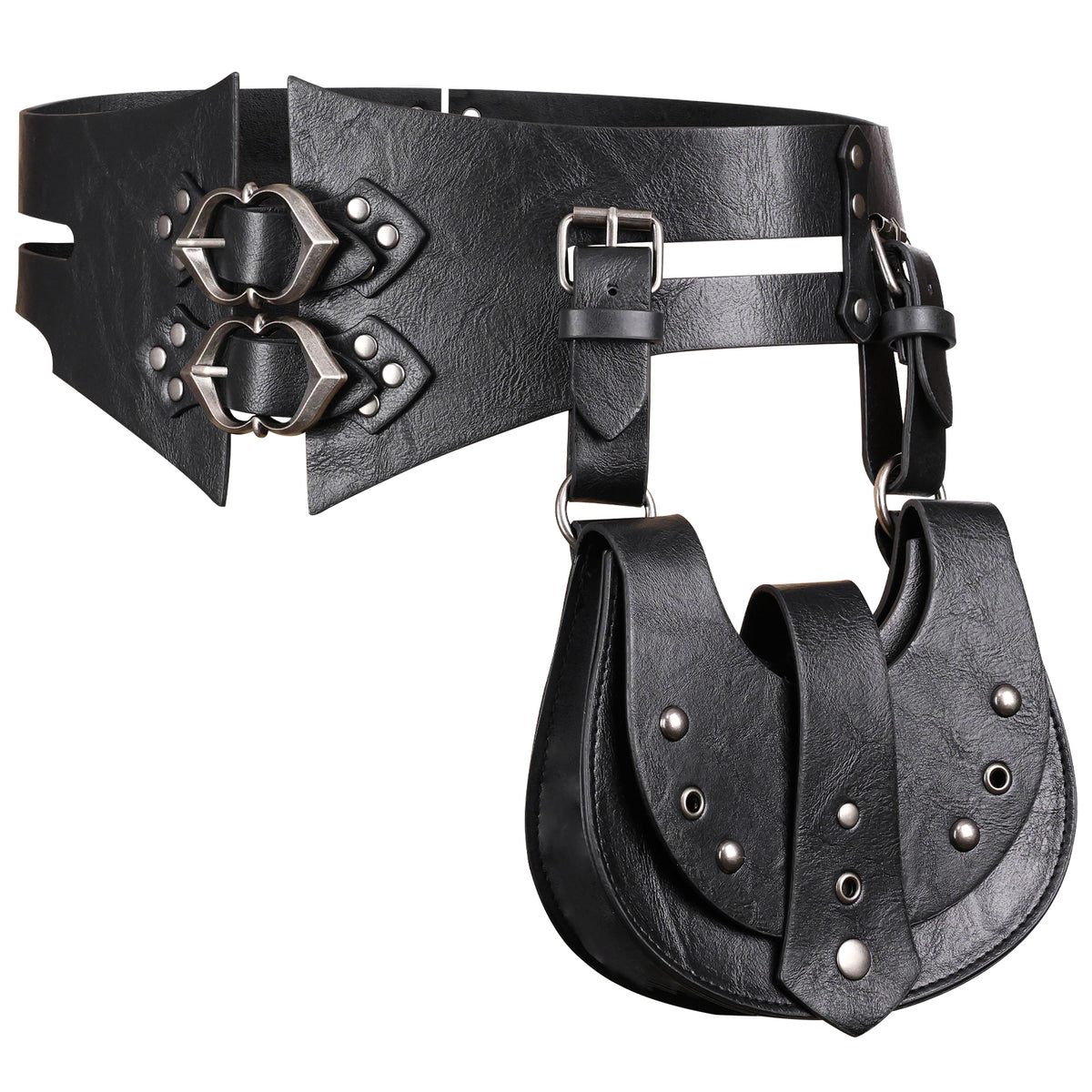 HiiFeuer Fantasy PU Leather Waist Sash