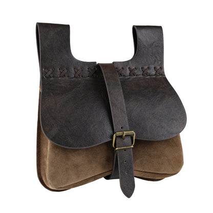 HiiFeuer 2PCs Medieval Belt Bag Set
