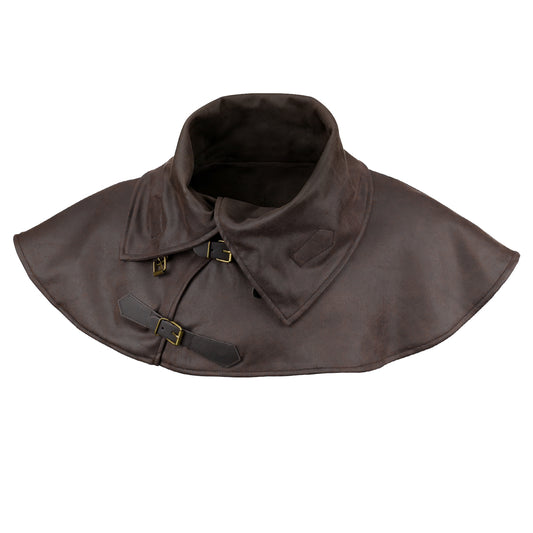 Medieval Short Cloak Adjustable Shoulder Capelet