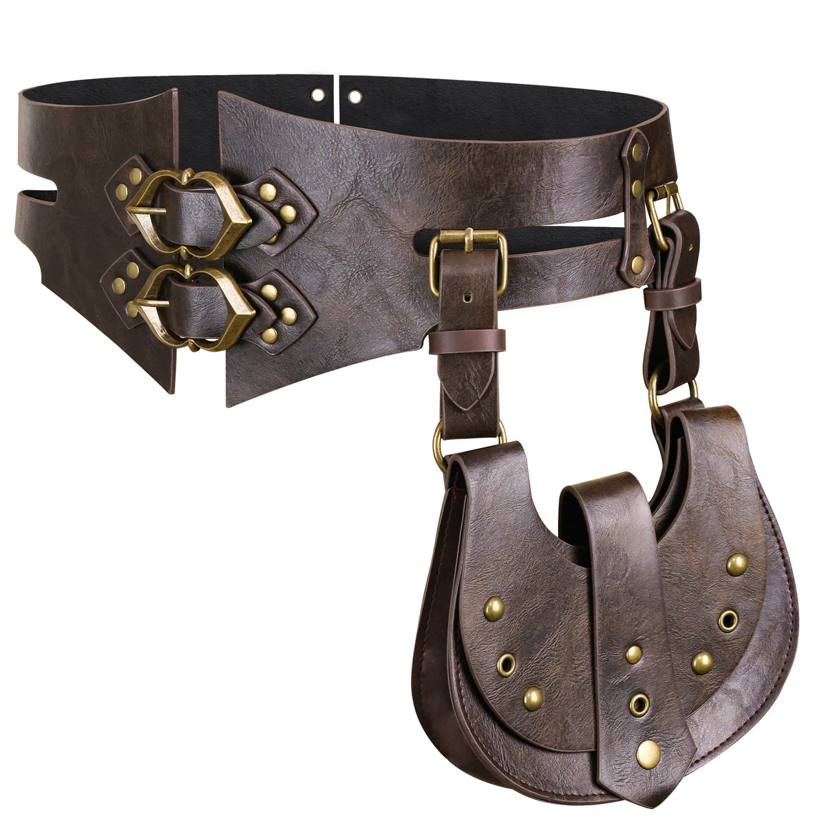 HiiFeuer Fantasy PU Leather Waist Sash