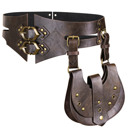 HiiFeuer Fantasy PU Leather Waist Sash