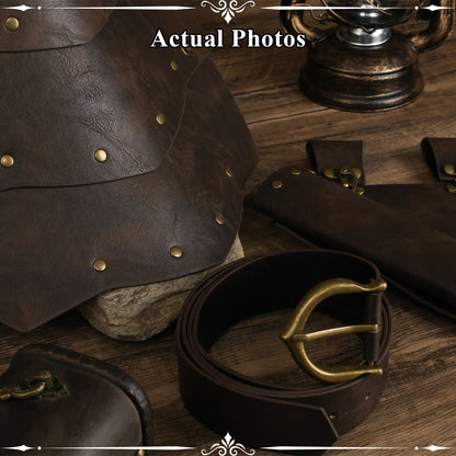 HiiFeuer Medieval Asymmetrical Thigh Armor