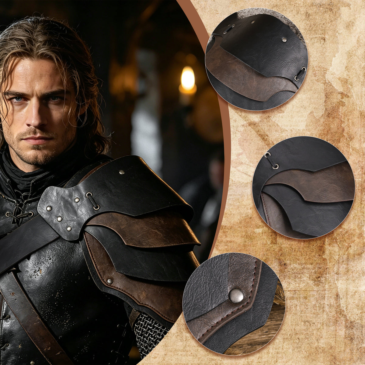 HiiFeuer Medieval Leather Armor