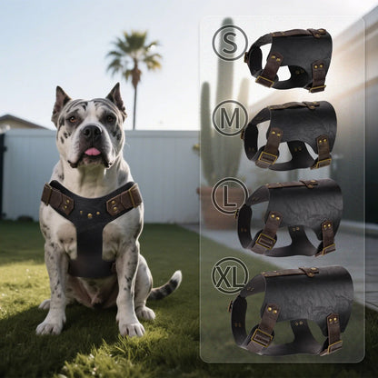Medieval Faux Leather Dog Armor Clothe