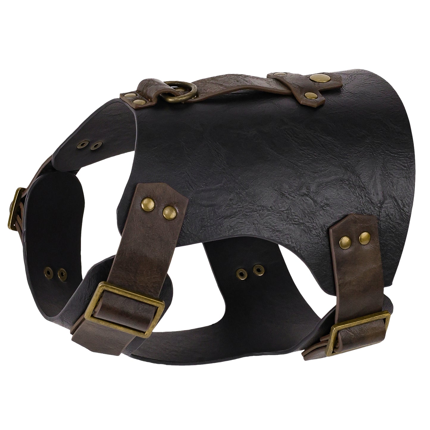Medieval Faux Leather Dog Armor Clothe
