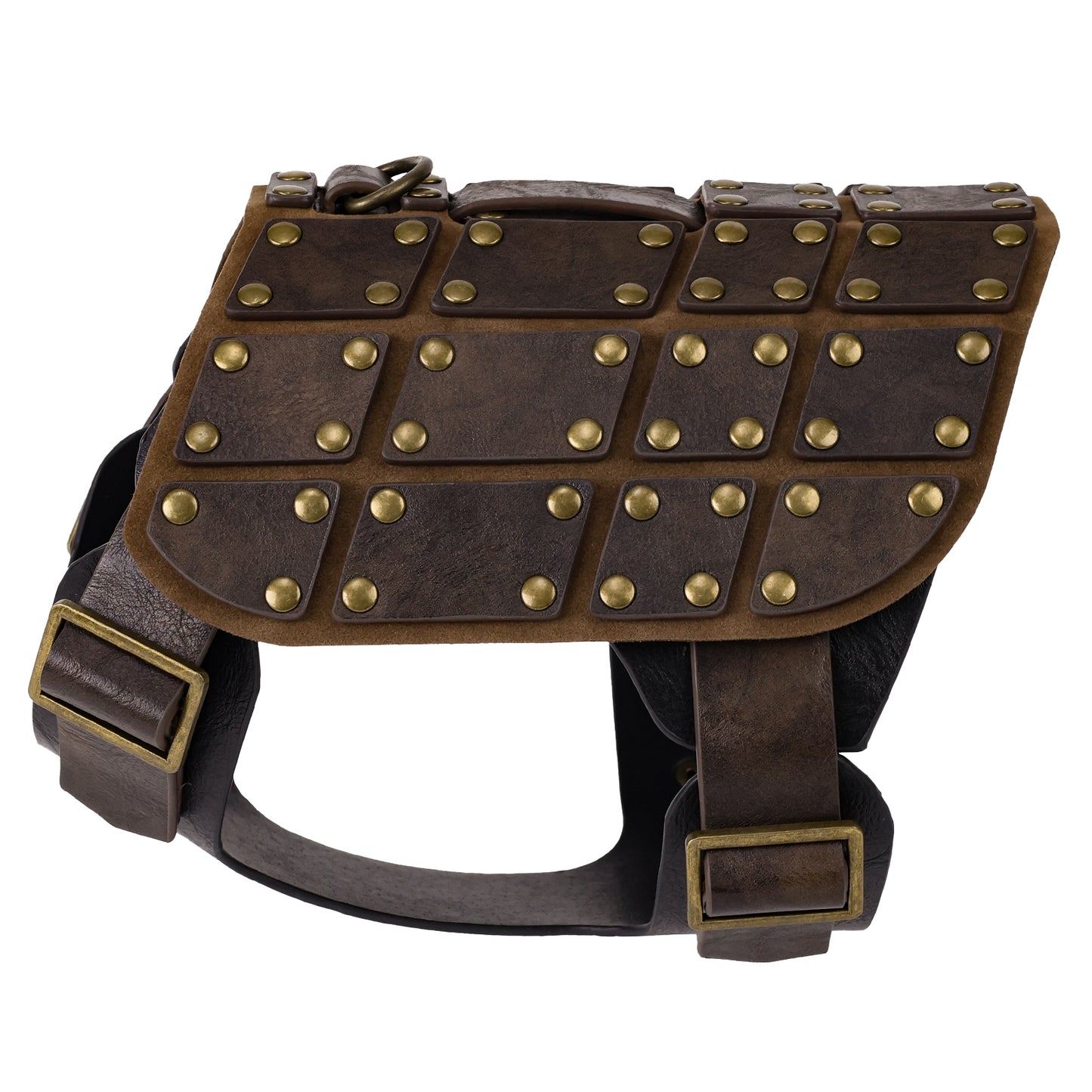 Medieval Faux Leather Dog Armor Clothe