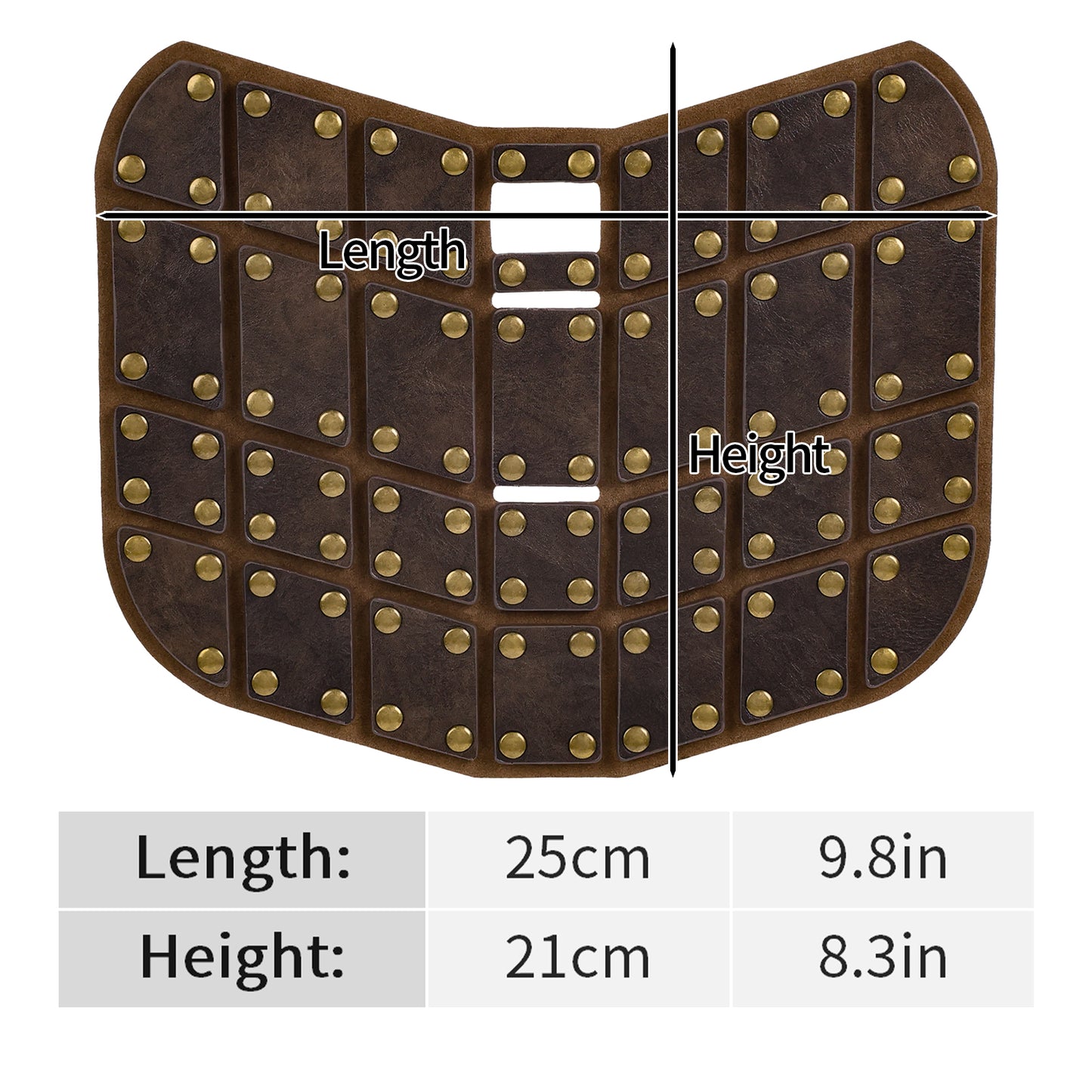 Medieval Faux Leather Dog Armor Clothe
