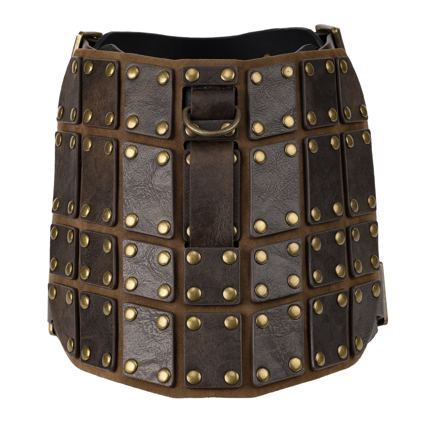 Medieval Faux Leather Dog Armor Clothe