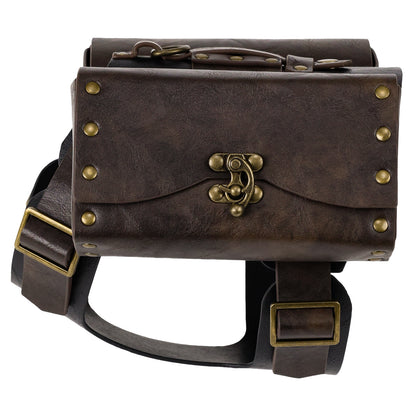 Medieval Faux Leather Dog Armor Clothe