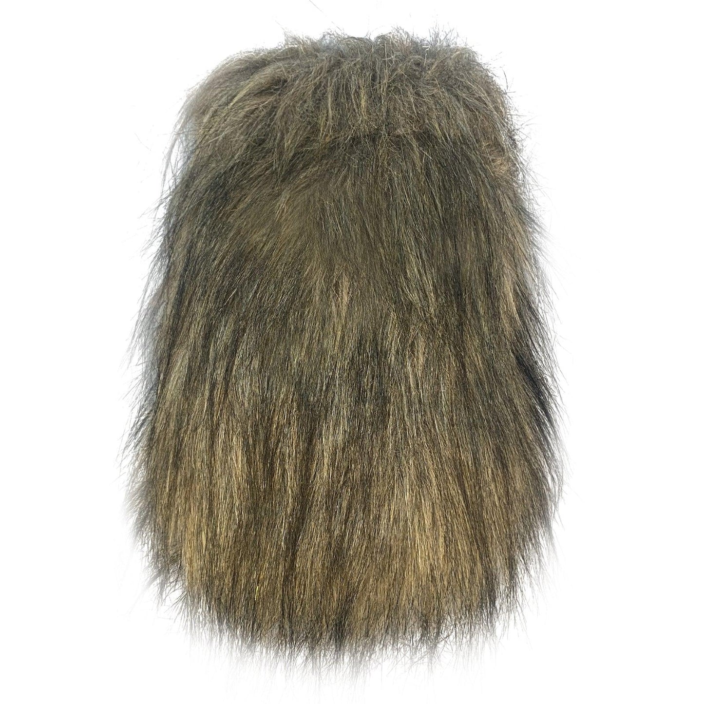 HiiFeuer Viking Faux Fur Belt Bag Nordic Badge Belt Pouch Fuzzy Portable Drawstring Purse Medieval Cosplay Side Pack Dice Bag
