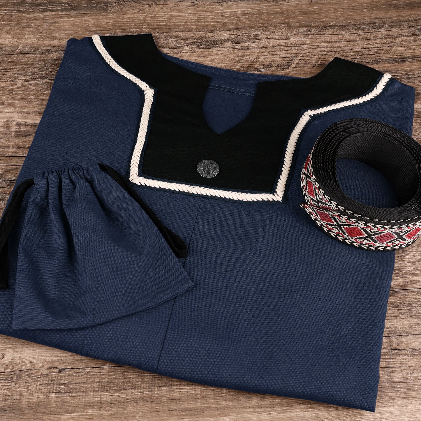 3 PCs Medieval Tunic Set