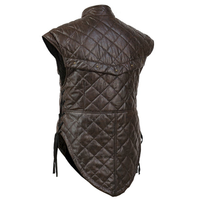 Medieval Suede Sleeveless Vest