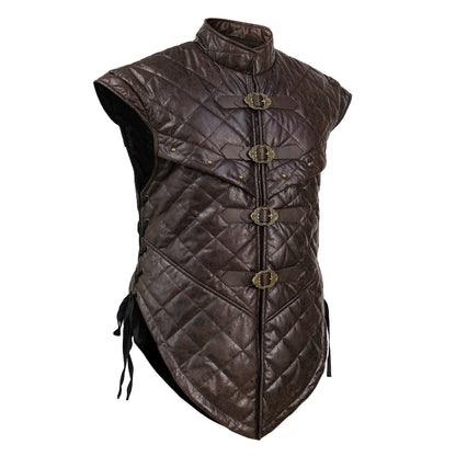 Medieval Suede Sleeveless Vest