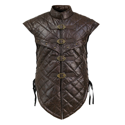 Medieval Suede Sleeveless Vest