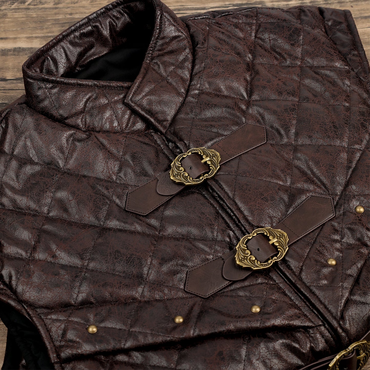 Medieval Suede Sleeveless Vest
