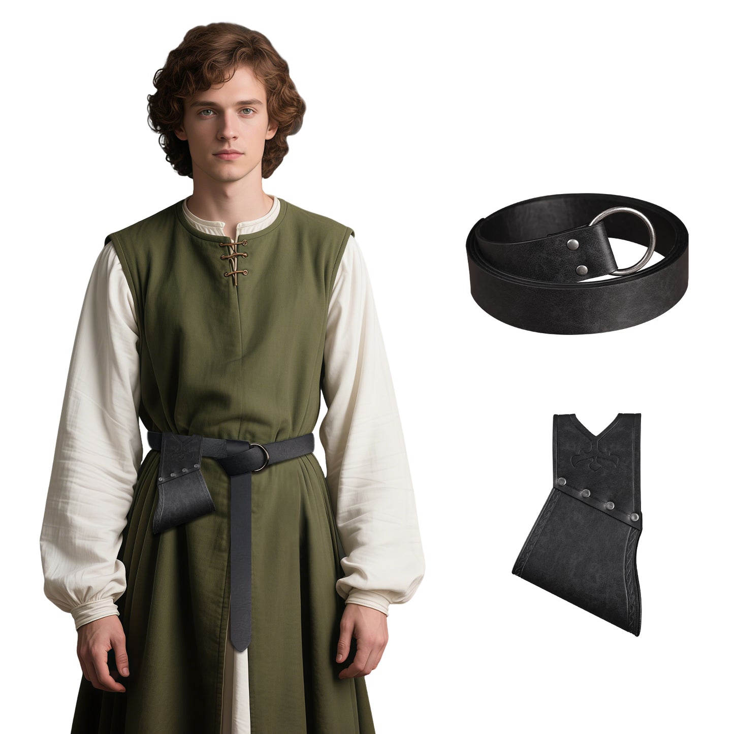 Medieval Sword Frog with Belt