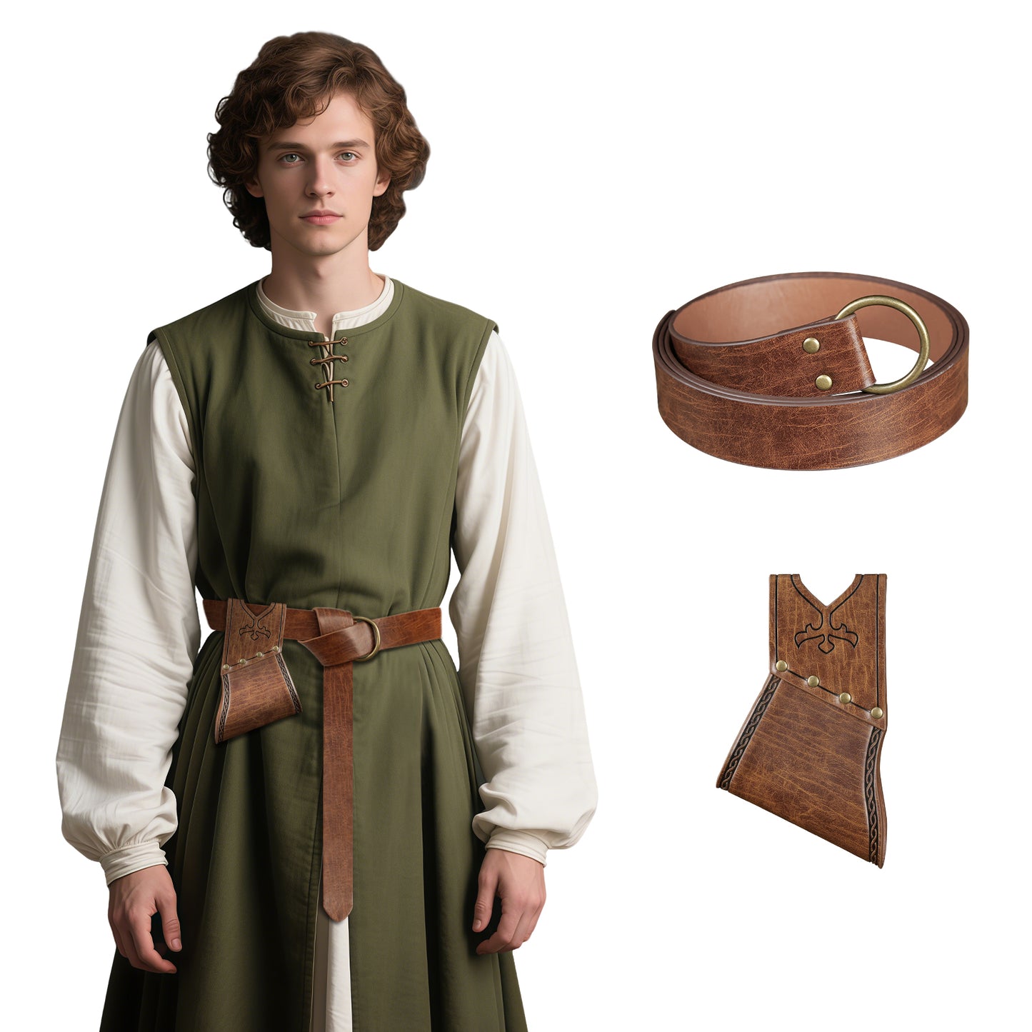 Medieval Sword Frog with Belt
