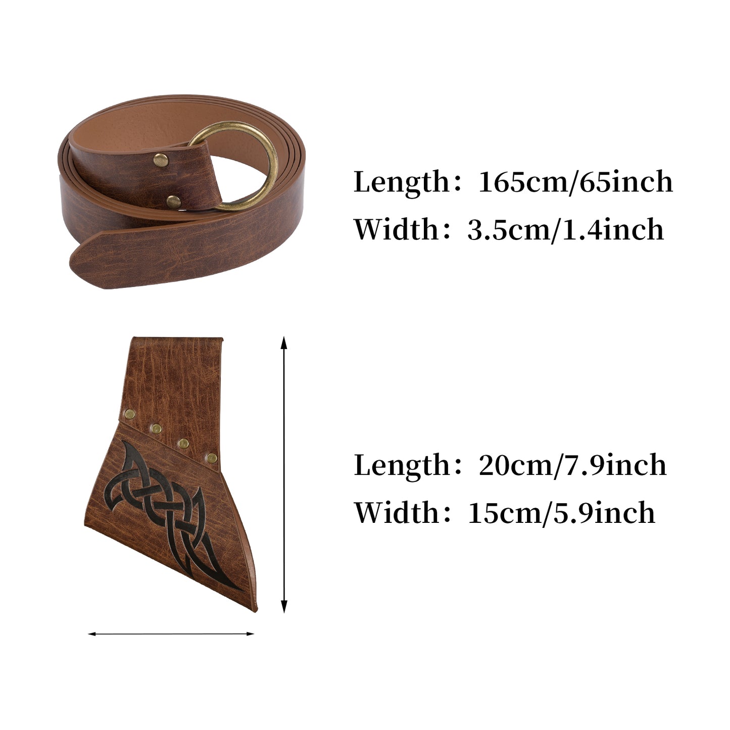 Medieval Sword Frog with Belt
