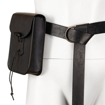 Medieval Faux Leather Belt Bag