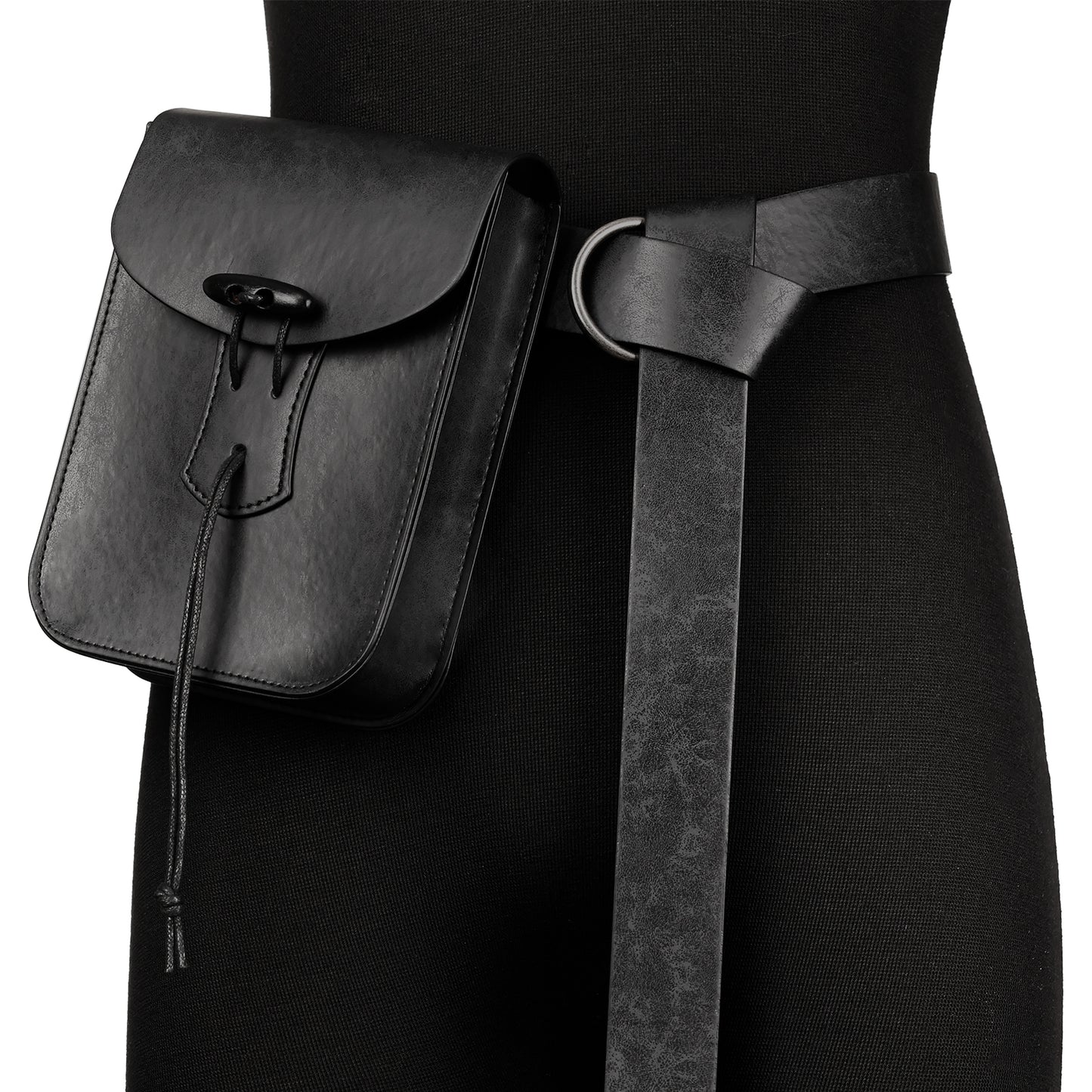 Medieval Faux Leather Belt Bag