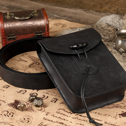 Medieval Faux Leather Belt Bag