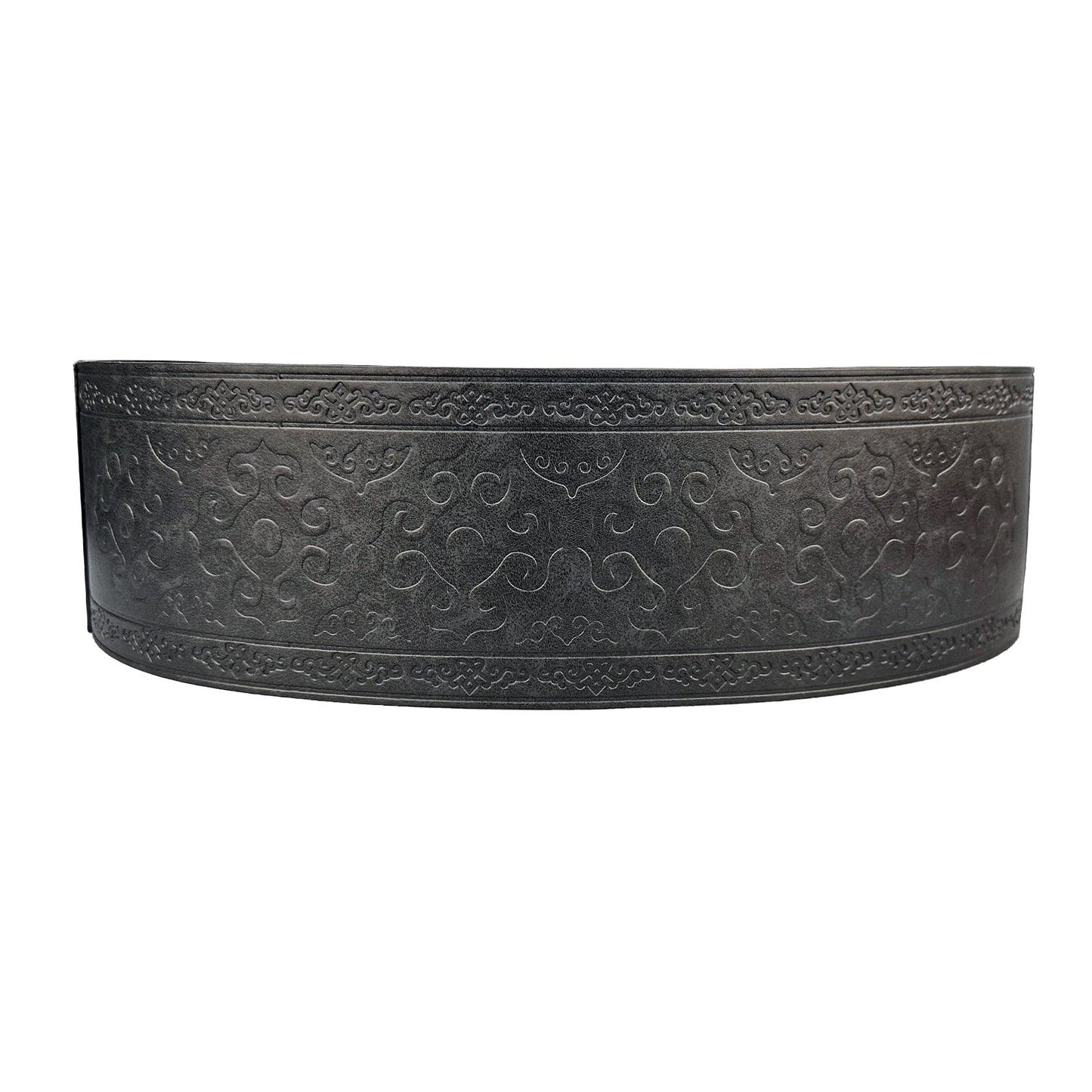 HiiFeuer Viking Wide Belt, Medieval Faux Leather Armor Belt Knight Corset Belt, LARP Costume
