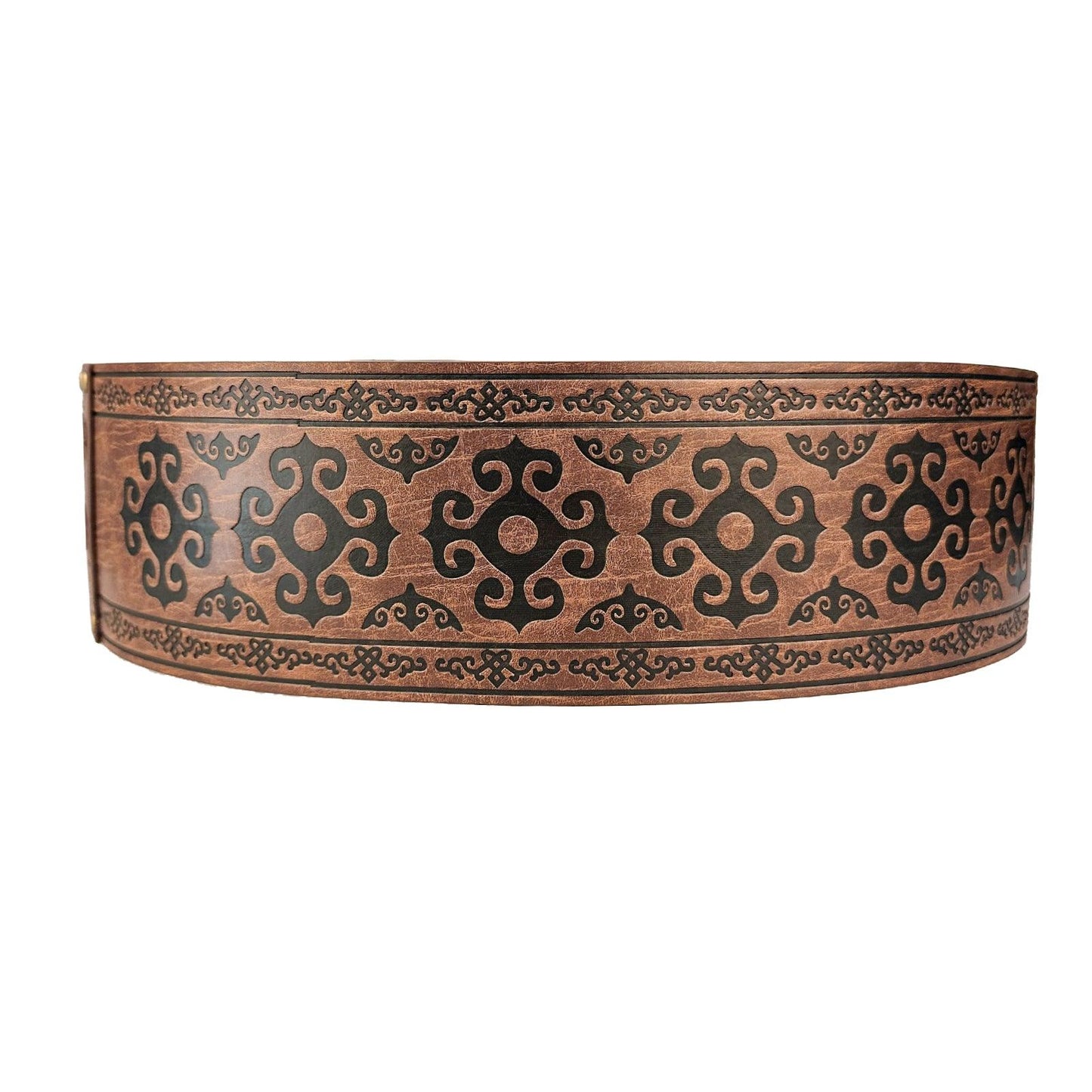 HiiFeuer Viking Wide Belt, Medieval Faux Leather Armor Belt Knight Corset Belt, LARP Costume