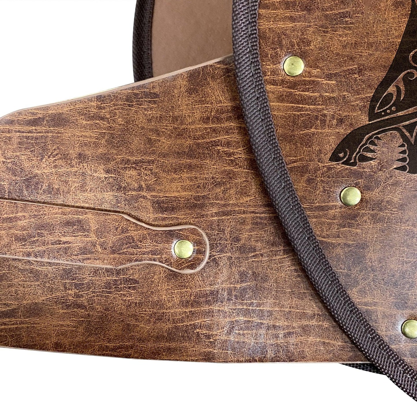 HiiFeuer Embossed PU Leather Chest Armor, Viking Warrior Chest Armor, Medieval Knight Armor for LARP Cosplay Activities
