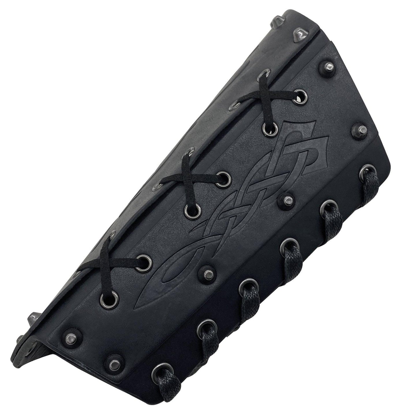 HiiFeuer Medieval Embossed Arm Bracers, Retro Faux Leather Knight Arm Gauntlets, Vintage Renaissance Arm Guards