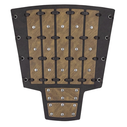 HiiFeuer Medieval Studded Faux Leather Bracers, Vintage Mercenary Arm Guards, Knight Archer Gauntlets for Ren Faire