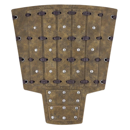 HiiFeuer Medieval Studded Faux Leather Bracers, Vintage Mercenary Arm Guards, Knight Archer Gauntlets for Ren Faire