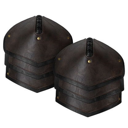 Vintage Mercenary Knight Double Pauldron