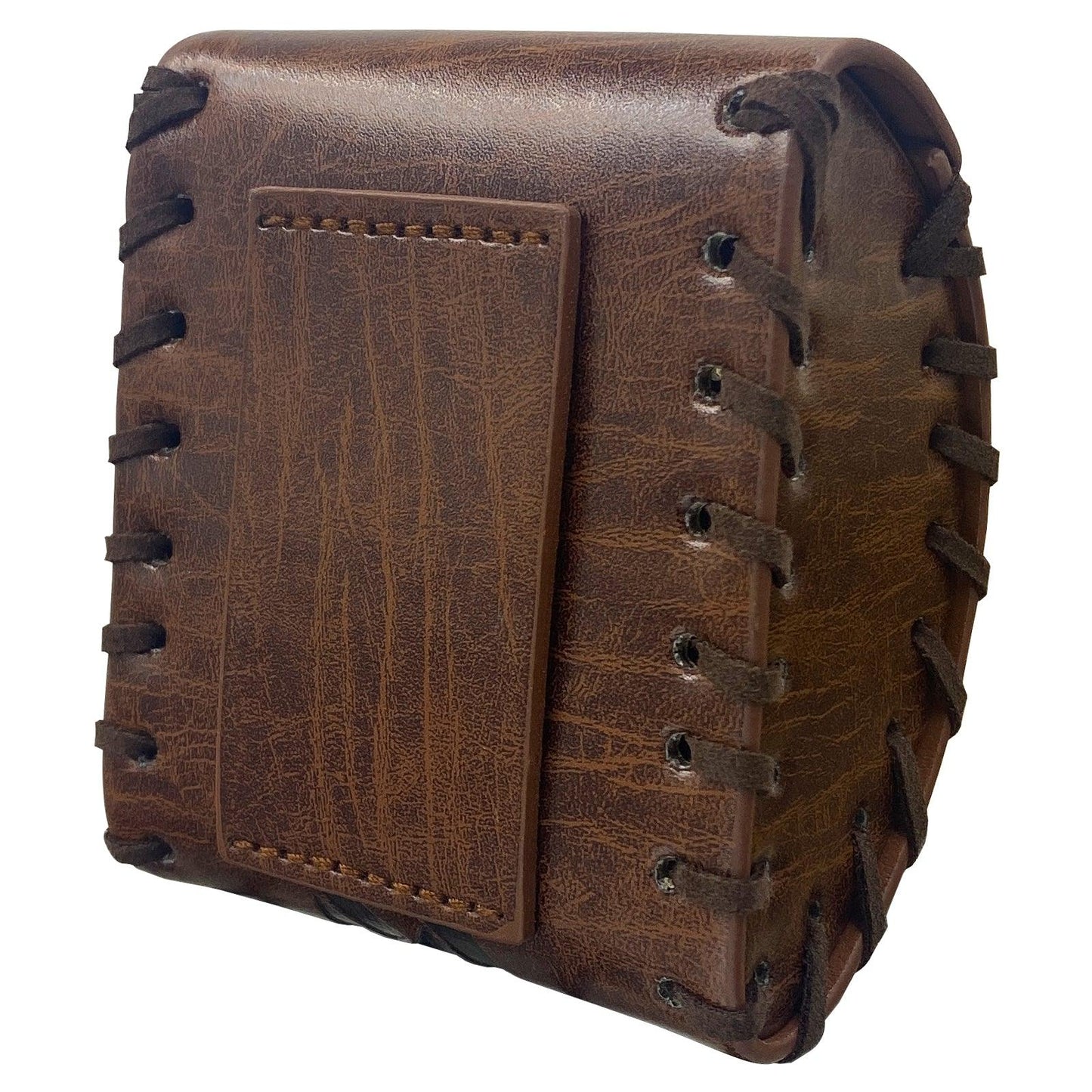 HiiFeuer Medieval Faux Leather Mini Belt Bag, Portable Renaissance Belt Pouch, Nordic Coin Purse Dice Bag for LARP Ren Faire