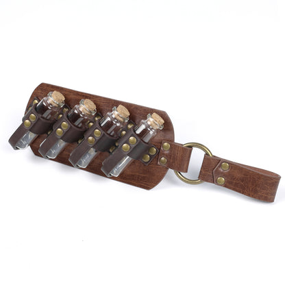 Fantasy Wizard Potion Bottles Belt