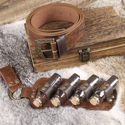 Fantasy Wizard Potion Bottles Belt