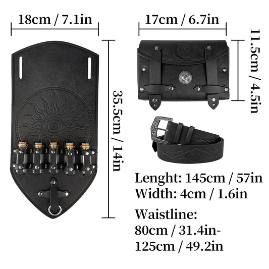 Fantasy Wizard Belt Bag Set