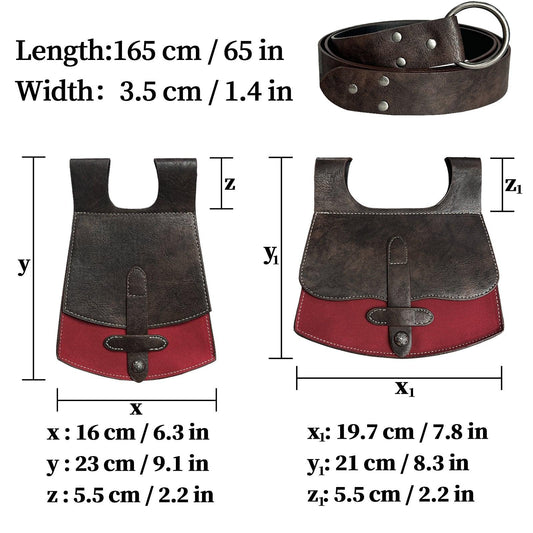 3PCs Vintage Handmade Bag Set