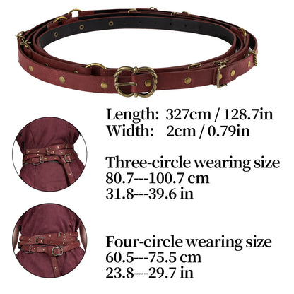 Medieval DIY Metal Chain Belt