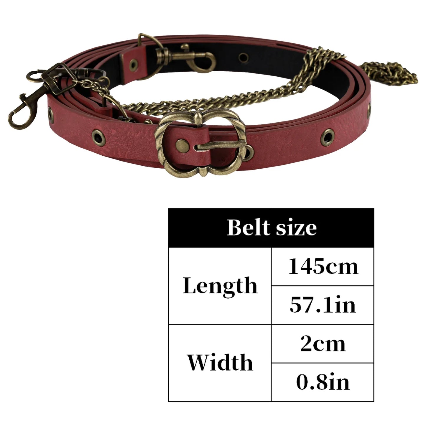 Medieval DIY Metal Chain Belt