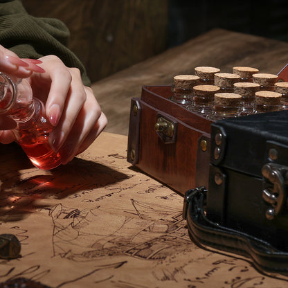 Medieval Faux Leather Alchemy Box