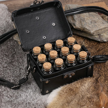HiiFeuer Viking tas met reliëf, Nordic Kunstleren Riemtas Satchettas, Middeleeuwse draagbare Cosplay Schoudertas (Bruin A HiiFeuer Viking tas met reliëf, Nordic Kunstleren Riemtas Satchettas, Middeleeuwse draagbare Cosplay Schoudertas (Bruin A