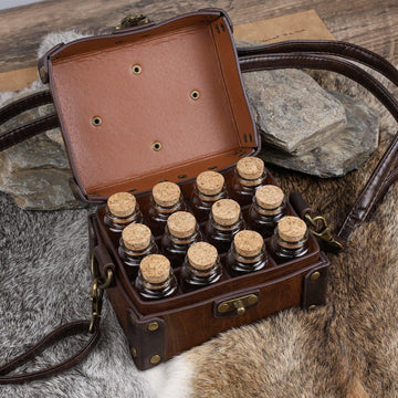 Middeleeuwse Lederen Keltische Knoop Riem - Viking Reliëf Ridder, Vintage LARP voor Cosplay Kostuum Accessoire (Bruin