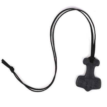 Embossed Thor's Hammer Necklace