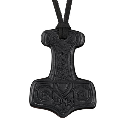 Embossed Thor's Hammer Necklace