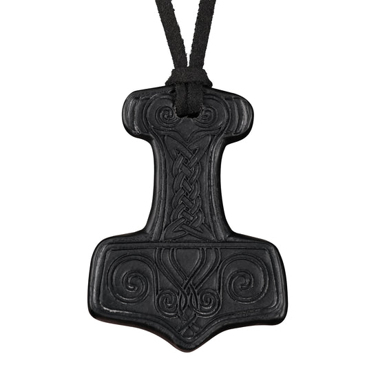 Embossed Thor's Hammer Necklace