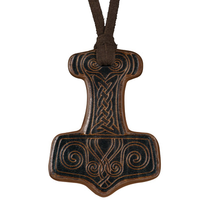 Embossed Thor's Hammer Necklace