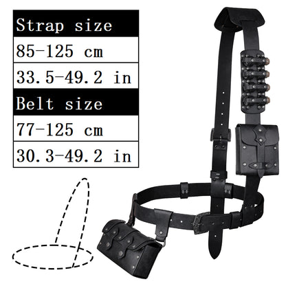 7 PCs Medieval Baldric Tactical Belt