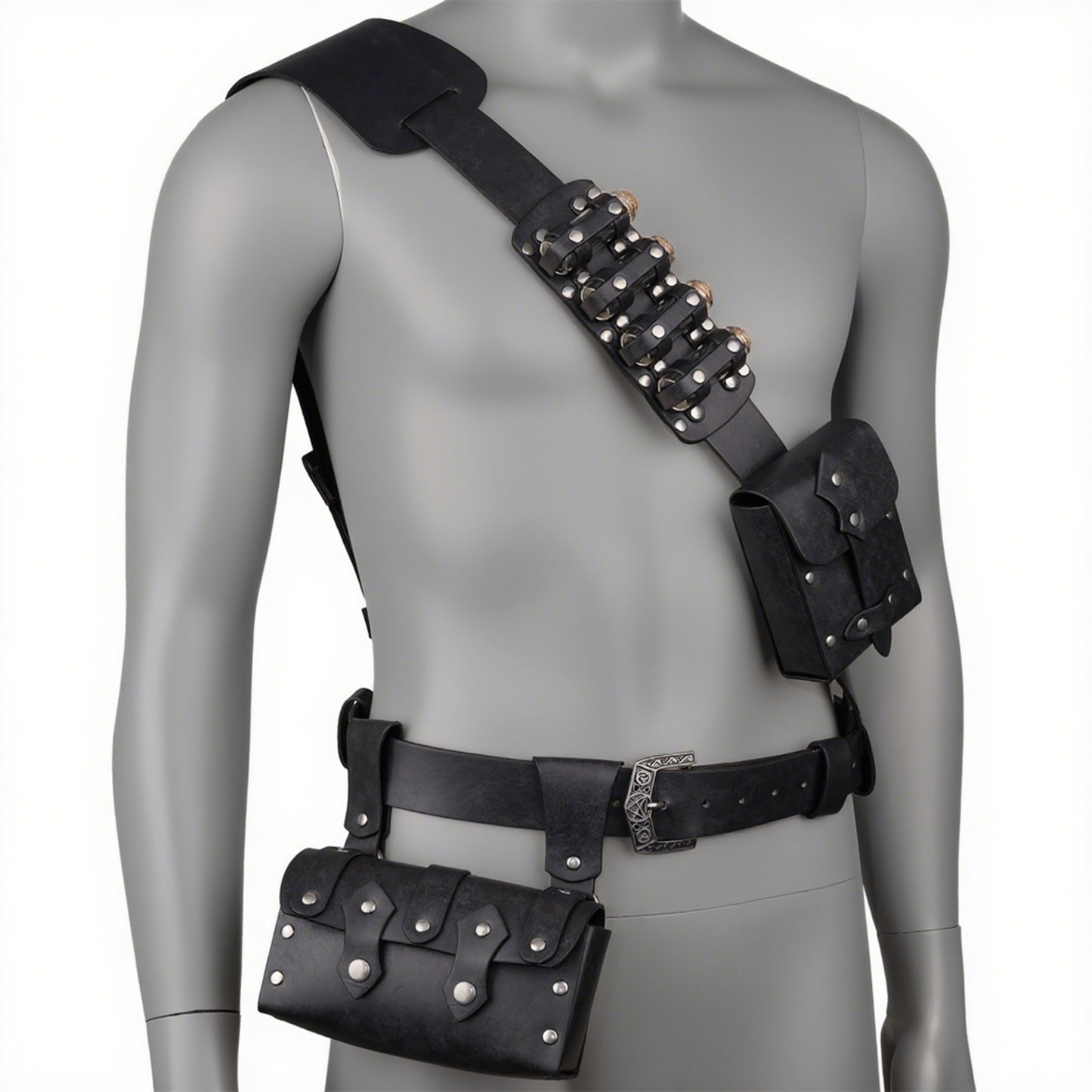 7 PCs Medieval Baldric Tactical Belt