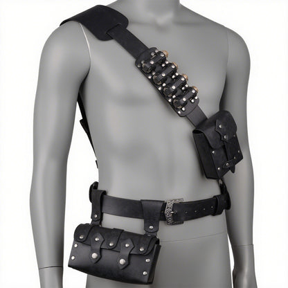 7 PCs Medieval Baldric Tactical Belt